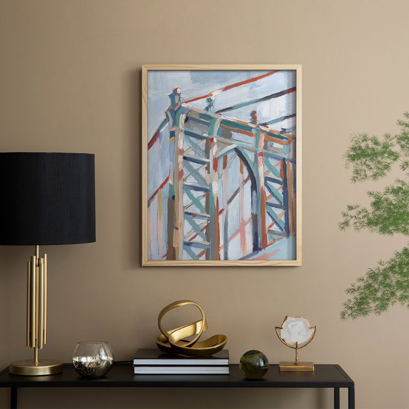«Big City Colors II», reproduction encadrée - bois massif, H 21 po x l 17 po