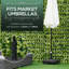 2.5kg Plastic Free Standing Umbrella Base with Wheels