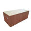 Baignoire de trempage autoportante en acrylique 63 po x 28 po