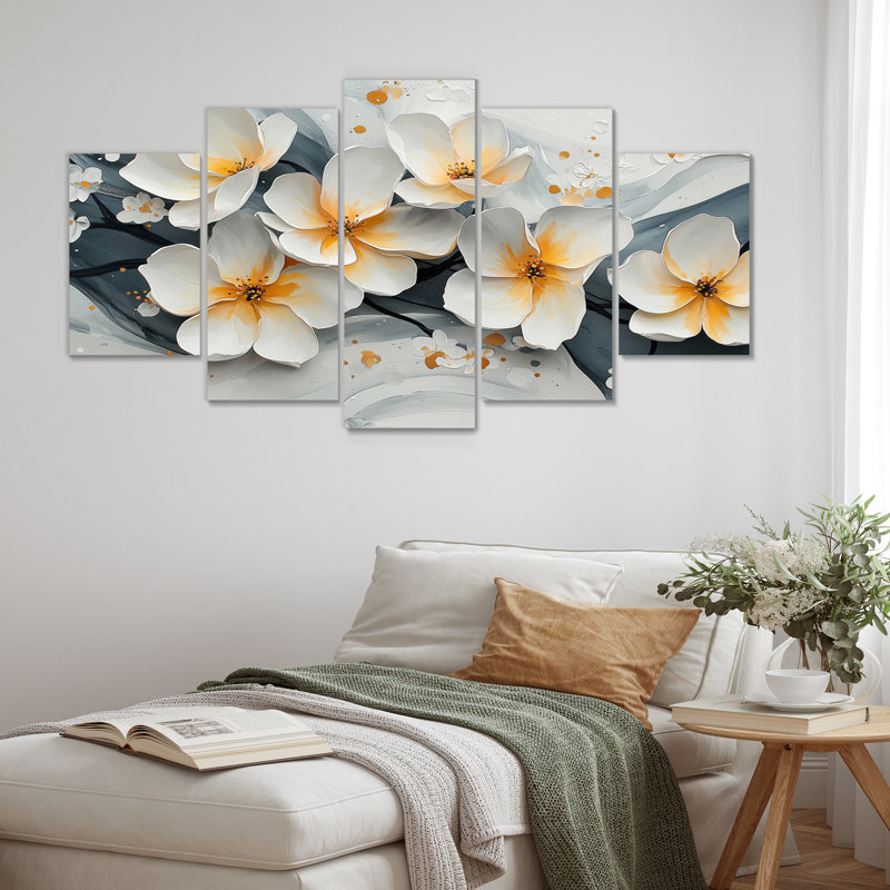 Velours fleurs de cerisier II - fleur de cerisier - art mural traditionnel