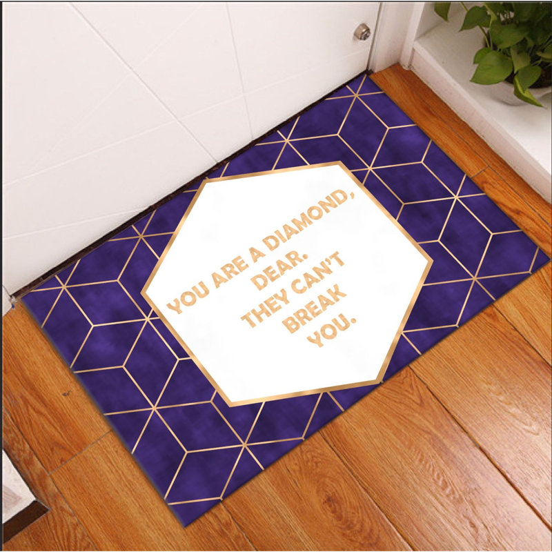 Tapis mauve / blanc Eetu