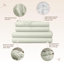 Ensemble de draps 100% coton Whisper Organic-117278025-117278027