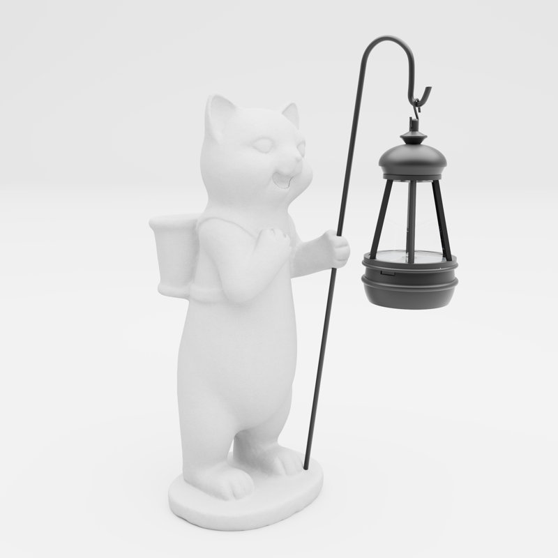 Resin Garden Statue, White