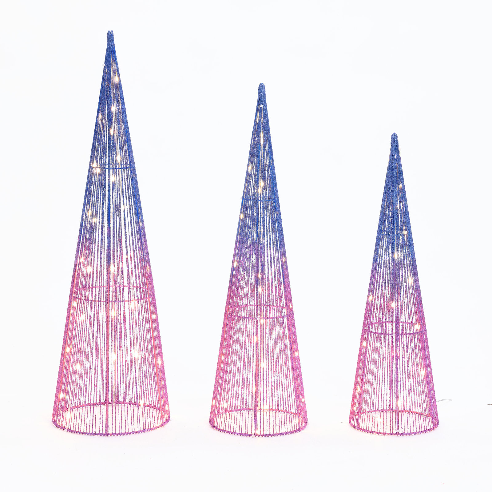 Multi-Color Lighted Trees Indoor and Outdoor Holiday Decoration