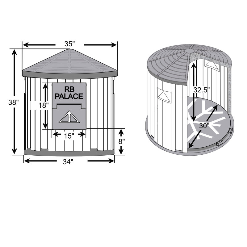 Niche pour chien isolée Pro Series RB Palace Premium