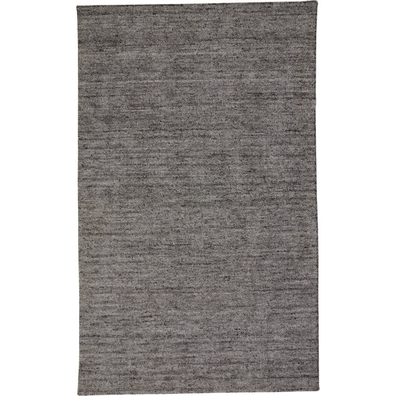 Tapis gris / ivoire Cainsville, Rectangle 6 pi 7 po x 9 pi 4 po