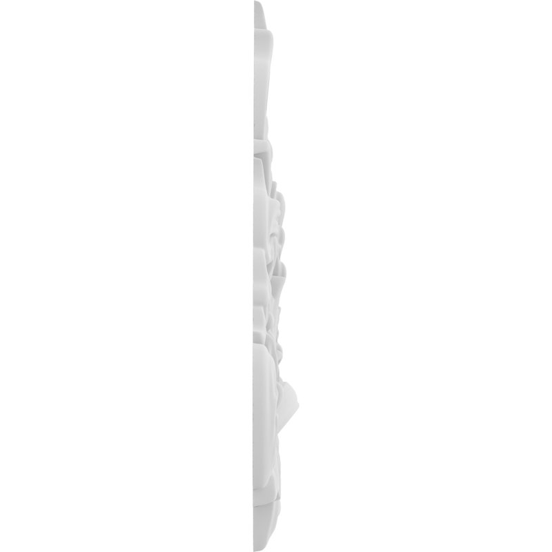 Rosette Delphos, H 10 po x l 5 po x P 0,63 po