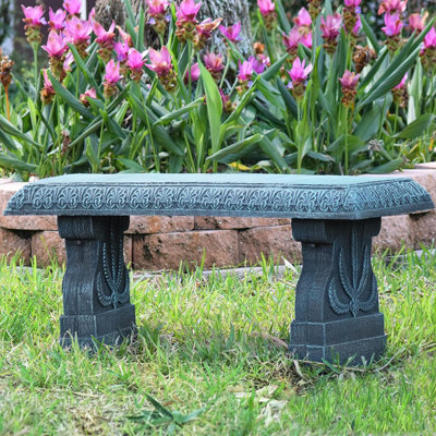 Garden Products Outdoor Fiberclay Garden Bench by JES ENTERPRISES