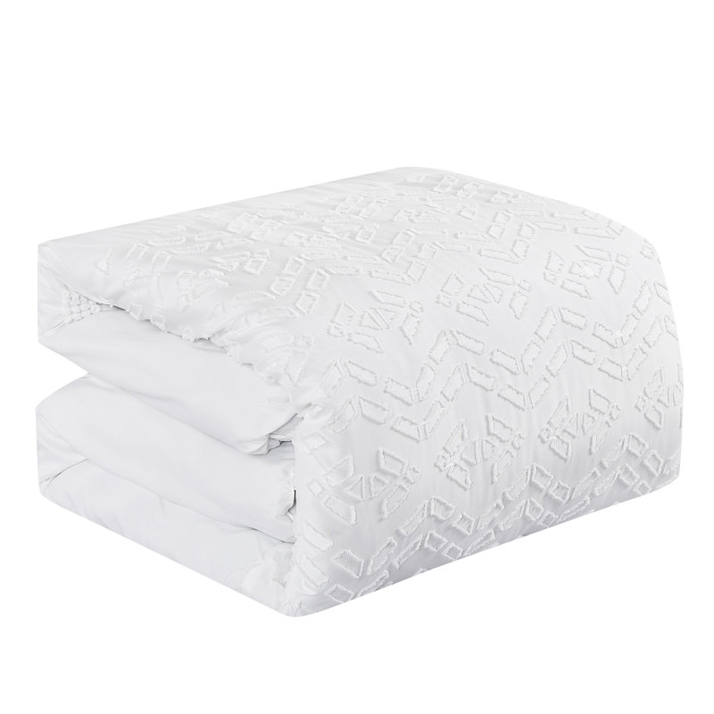 California King White Microfiber 7-Piece Comforter Set