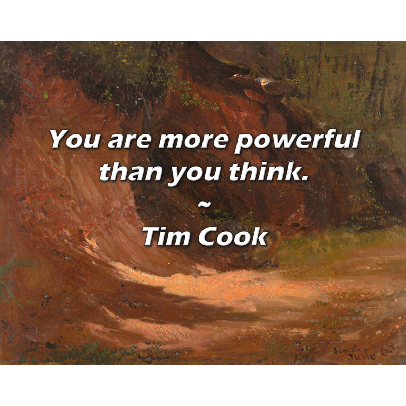 Citation de Tim Cook: Vous êtes plus puissant que vous ne le pensez.