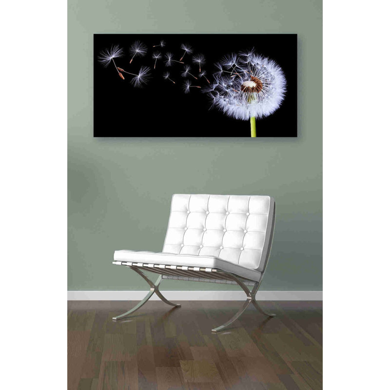 «Flying Dandelion», art mural sur toile, H 12 po x l 24 po x P 0,75 po