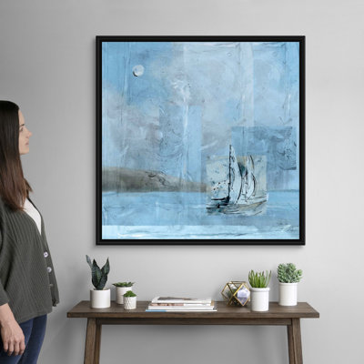 " Sailboats " by Marta Wiley Painting Print