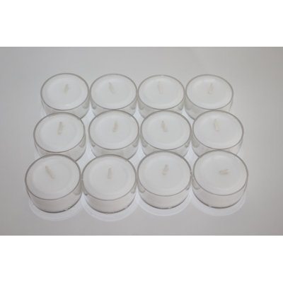 Ensemble de bougies chauffe-plat 12 pièces Tealights