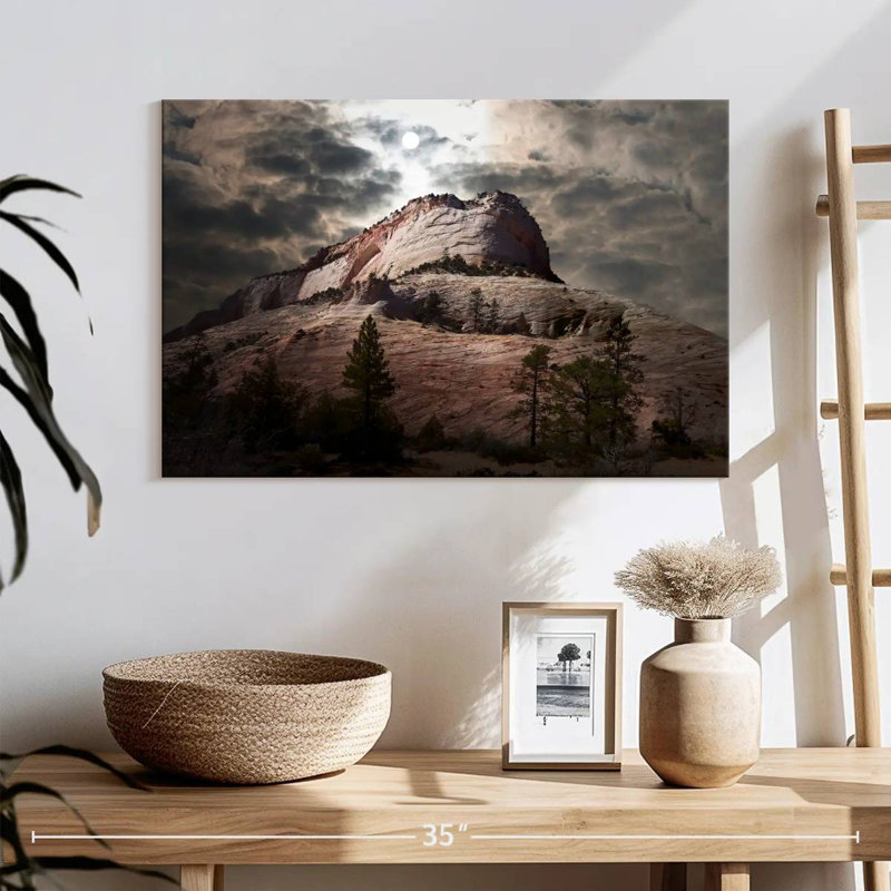 Alvord Moonlight Mountain, 16" H x 24" W