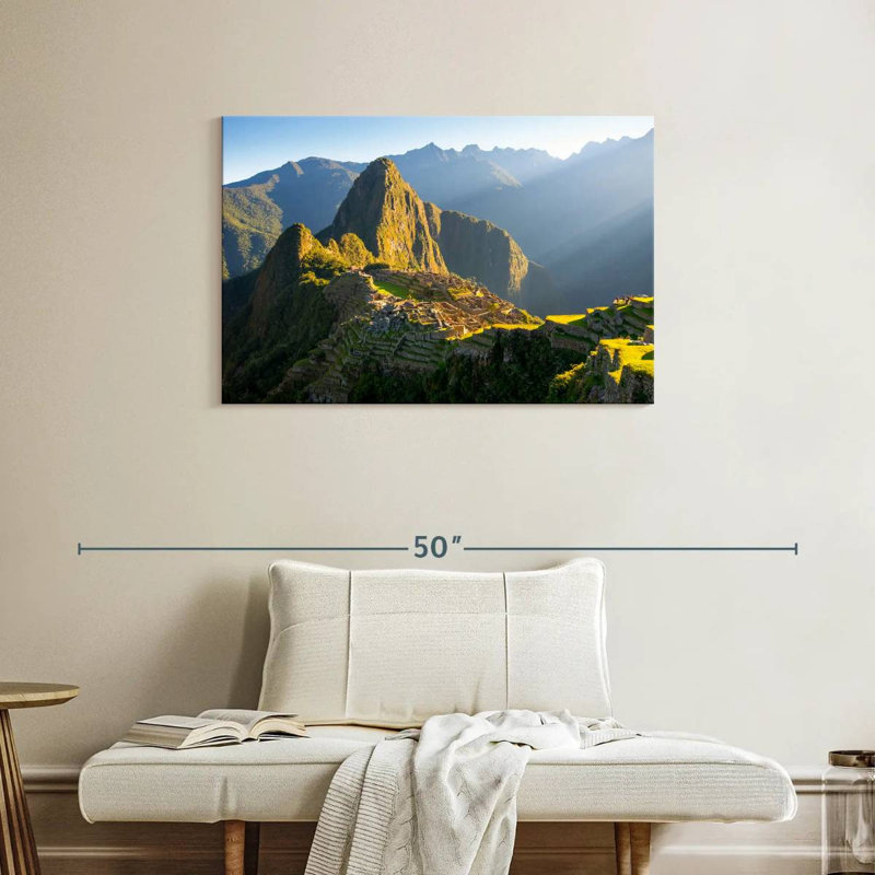 Lilie Morning At Machu Picchu, 24" H x 36" W