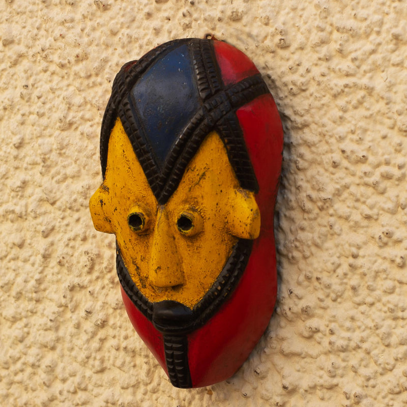 Décoration murale masque africain