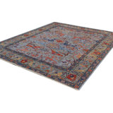 Transitional One-of-a-Kind Rectangle 8'2" X 9'9" Hand Knotted Area Rug