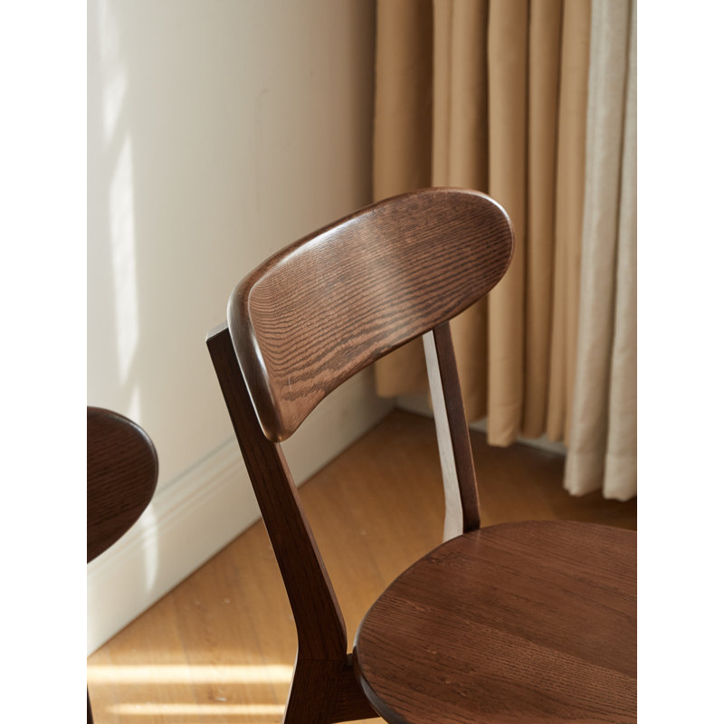 Chaise d'appoint Babbette, Noyer