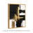 Golden Contrast I Canvas Gold Leaf Wall Art by Art Remedy-107456271-107456268