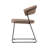New York Upholstered Armless Chair with Sled Base-64136097-89830416
