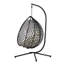 Chaise suspendue avec structure en rotin et coussin amovible-1992657490-1992657489