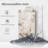 4 - Person White Rectangular Sintered Stone Stone Tabletop Dining Table Set-1578590611-1578590615