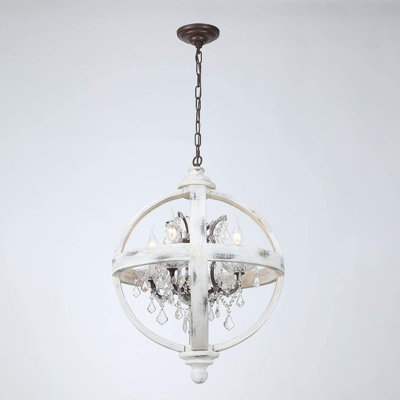 Rhoades 4 - Light Dimmable Globe Chandelier