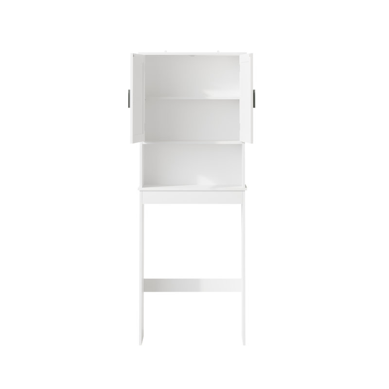 Armoire de rangement autoportante de 66,14 po de hauteur au-dessus de la toilette, au-dessus de la laveuse et de la sécheuse