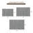 Ultra Thin Gradient Striped Bath Rug With Non-Slip Backing-113782279-113782277