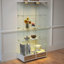 Vitrine moderne en verre avec grands tiroirs-1137119022