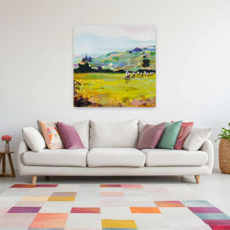 Art contemporain contemporain contemporain, 48" H x 48" W