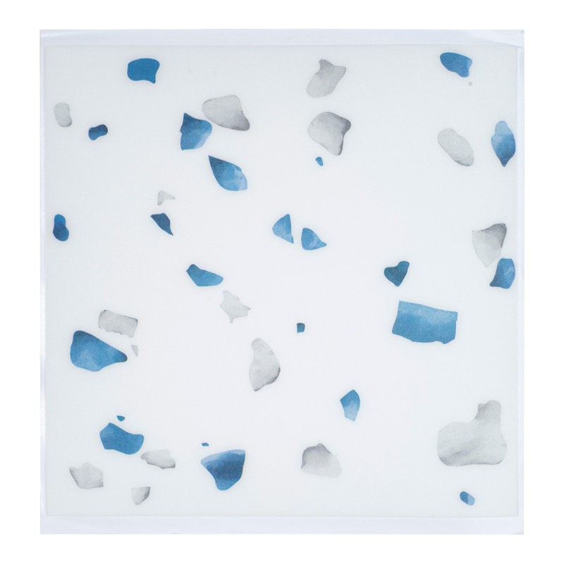 Demetric 20 x 20cm PVC Singular Tile in White