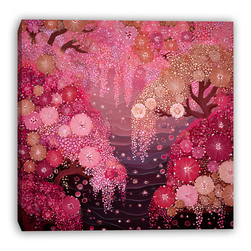 Art mural sur toile Blossom Dreamfall, 30"W x 30"H x 1.5"D