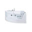 Trilby 1900mm x 1350mm Whirlpool Acrylic Bathtub with Tap