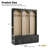 Farmhouse Wooden Style Hall Tree with Arched Design, Elegant Entryway Bench with Retro Hooks, Rustic Coat Rack & Shoe Organizer with Drawers for Mudroom, Living Room, Black-129134963