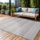 Tapis intérieur / extérieur gris Waikiki