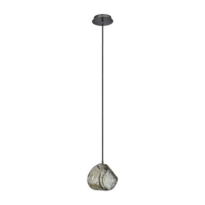 Pallina 7.5-in 1 Light (40-watt) Satin Black Nickel Pendant