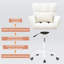 Chaise de travail en velours avec roulettes HOMeryte