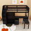 Lit mezzanine à deux tiroirs avec bureau intégré, tablettes de rangement et garde-robe-564818009-564818011