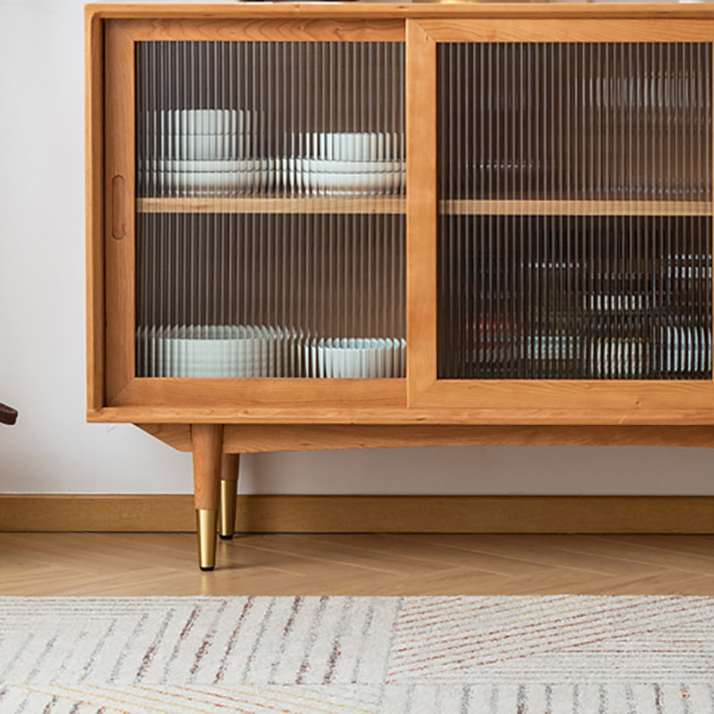 Buffet en bois massif de style nordique