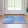 Premium Machine Washable Prisco Blue Rug