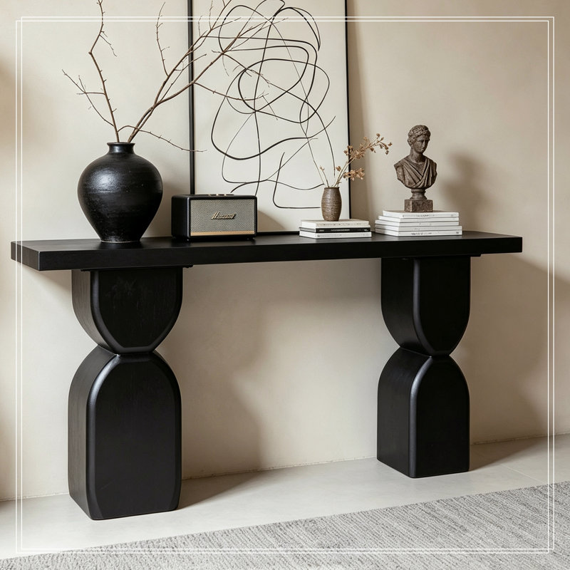 Console avec pieds robustes