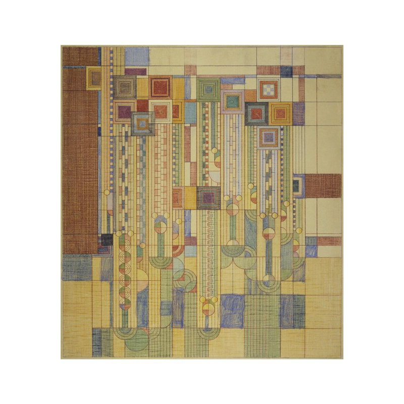 Saguaro Forms & amp; Fleurs de cactus. Couverture du magazine Liberty par Frank Lloyd Wright - Estampe numérique