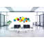 Jubilance Glass And Metal Wall Sculpture