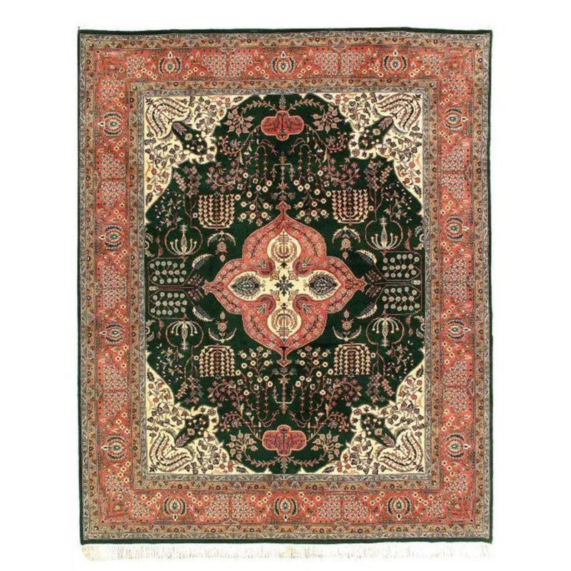 Oriental Area Rug in Green