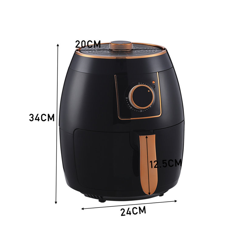 Belfry Kitchen Guifford 5.5L Basket Air Fryer Air Fryer