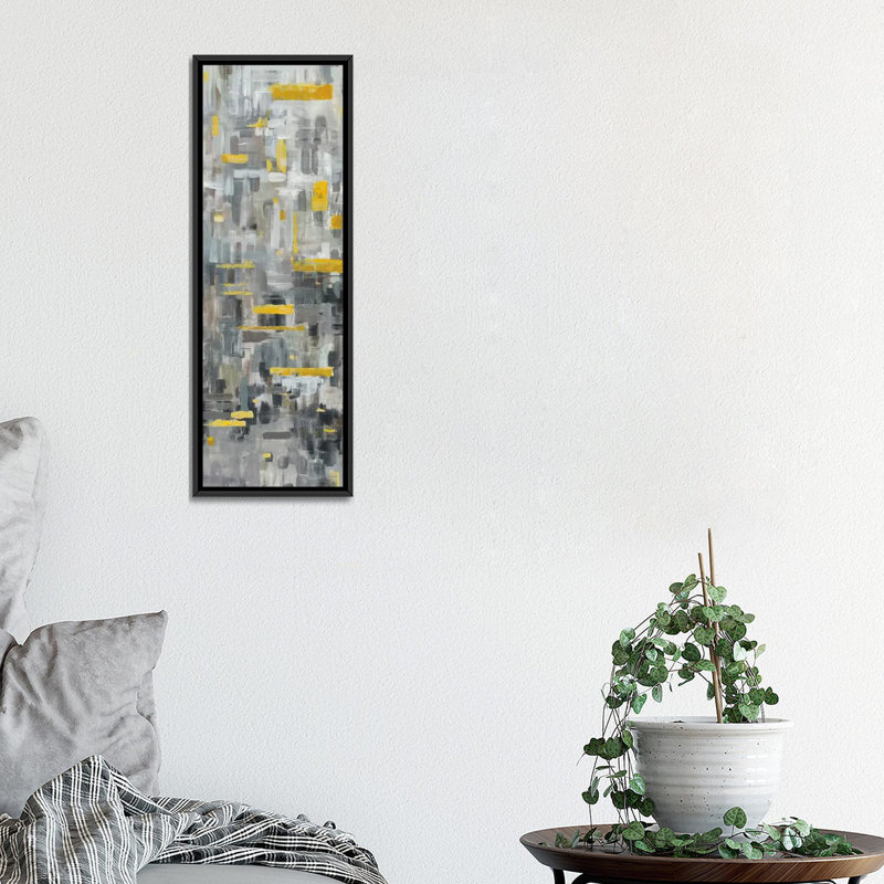 «Reflections II», reproduction d'art sur toile tendue, H 36 po x l 12 po x P 1,5 po, Cadre noir