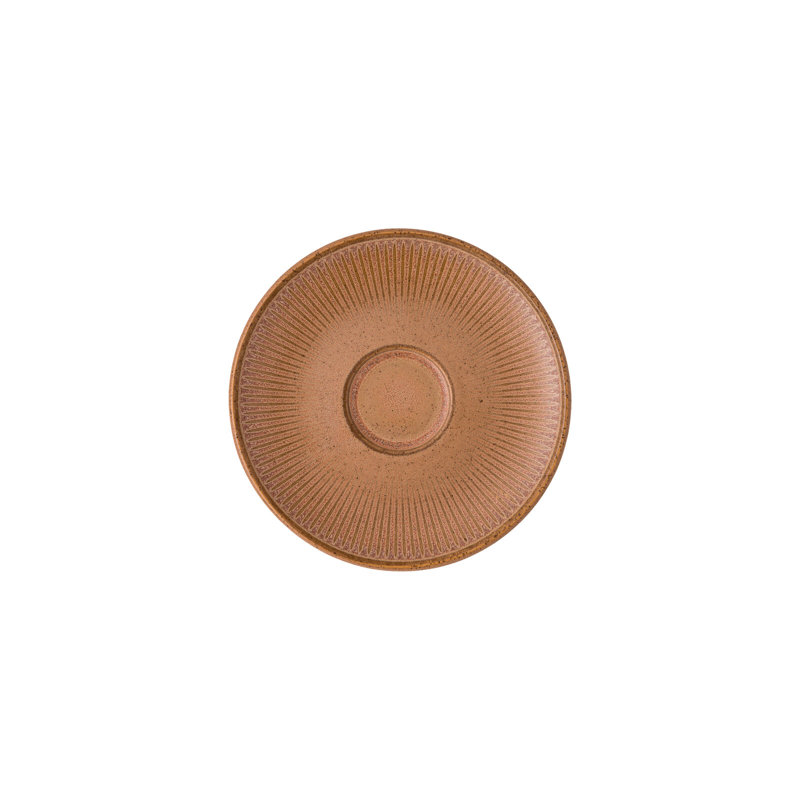 Thomas Clay Stoneware Saucer, Earth