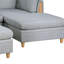 Ensemble de canapé modulaire contemporain en acier Dorris 5X-751899238-751899239