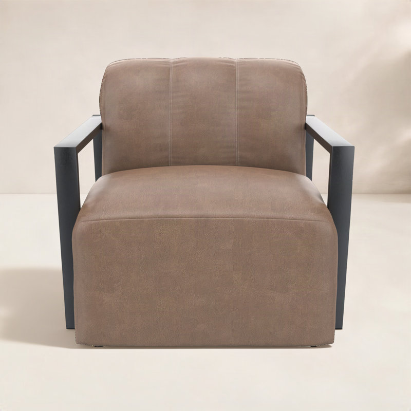 Chaise longue rembourrée en aluminium Rosalie